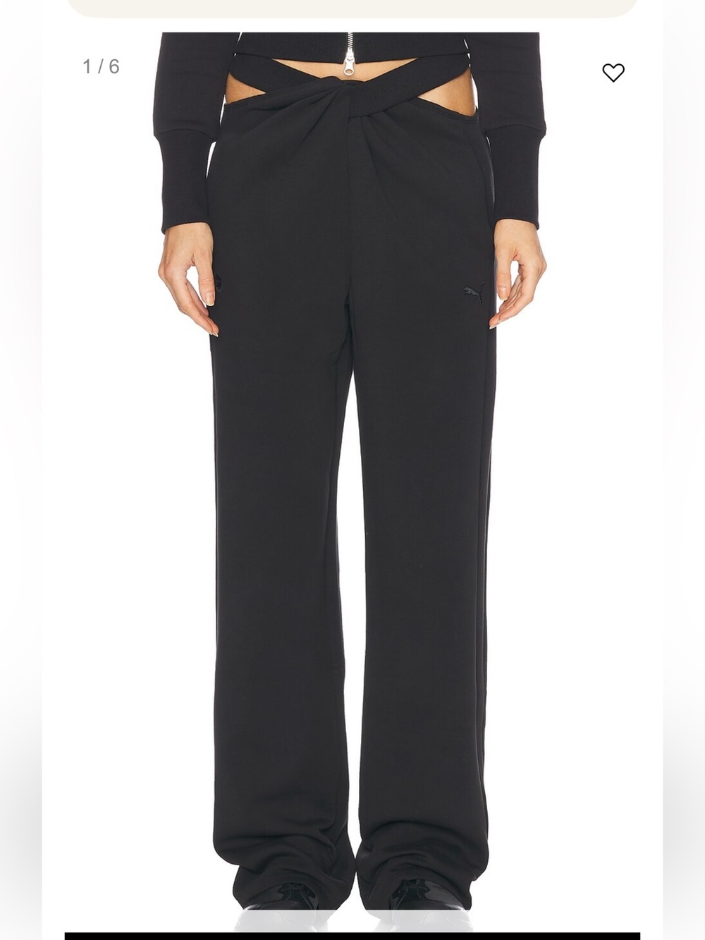 Coperni Black Wide-Leg Pants